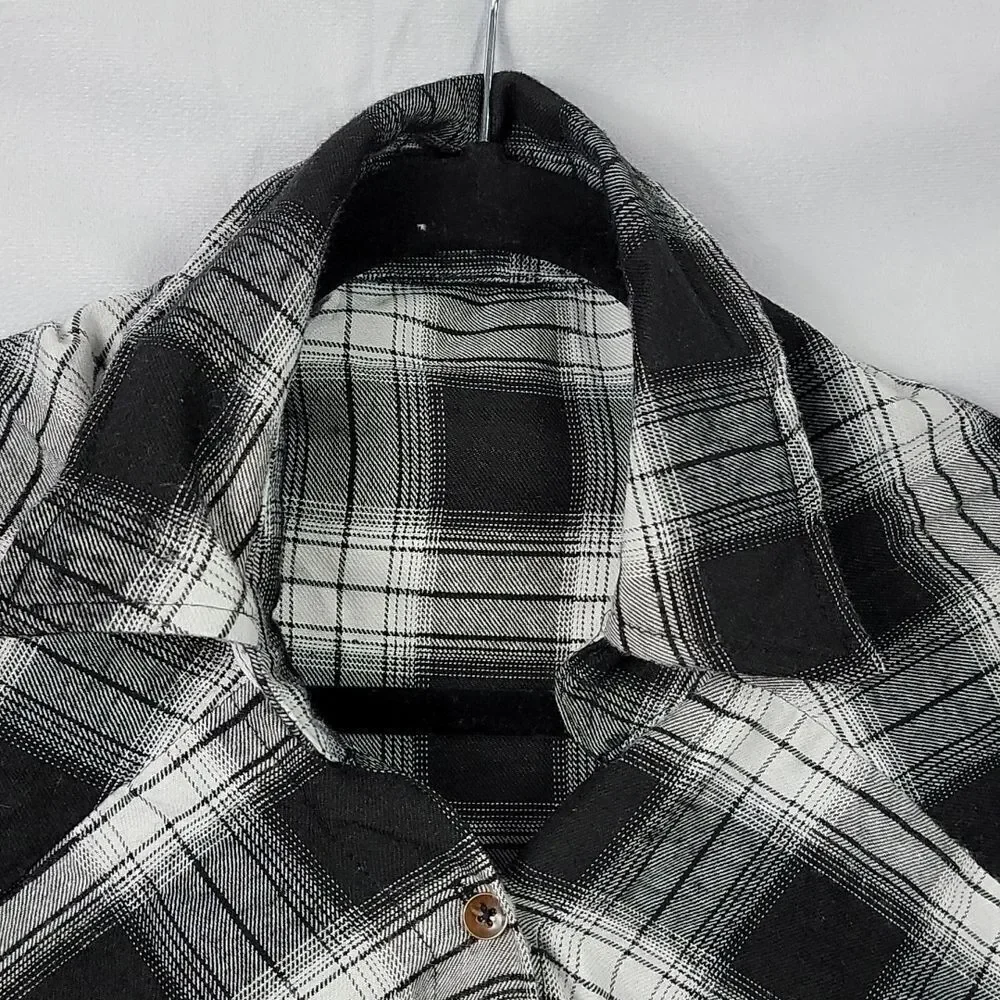 🖤5/$20🖤  SHEIN.. oversized plaid flannel top.. - Picture 7 of 12